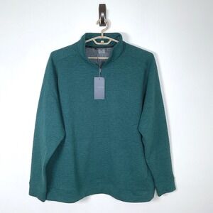 VRST‎ Mens XXL Recharge 1/4 Zip Pullover Green Dusk Heather UV Protection